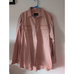 Men's RedHead Casual Button Down Shirt XL MangoPeach